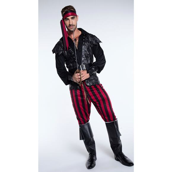 NEW California Costumes Ruthless Rogue Pirate Costume Size Large - Picture 4 of 9